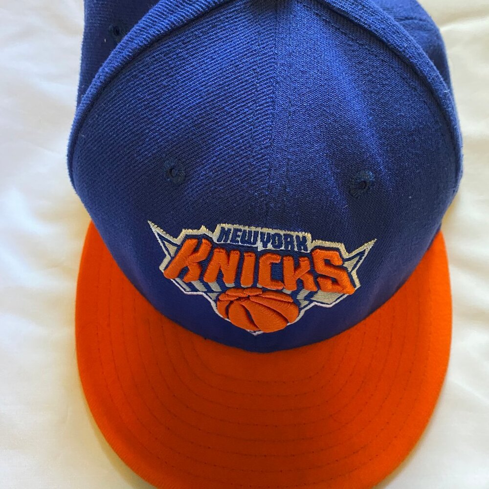 New York Knicks NBA New Era Youth 9Fifty Hat Cap Adjustable Blue & Orange